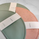 Mushie Podkładka silikonowa na stół Blush Pink Confetti