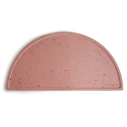 Mushie Podkładka silikonowa na stół Blush Pink Confetti