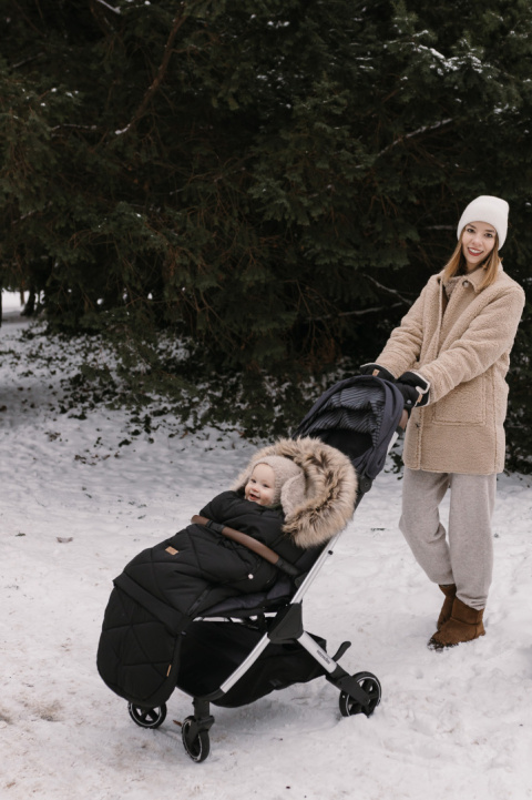 ZAFFIRO Dwuczęściowe Mufka do wózka | Scandi beige