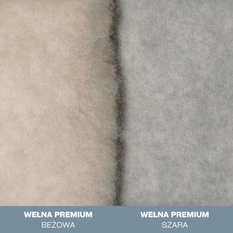 Zaffiro Buciki dziecięce Wełna premium Grey