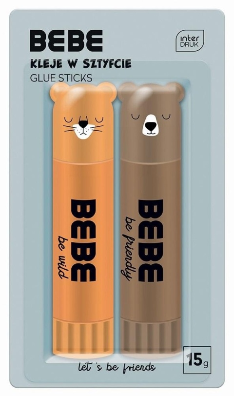 Klej w sztyfcie 15g BB Friends Boys 2szt. BEBE