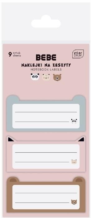 Naklejki na zeszyt BB Friend Girl 9szt. BEBE