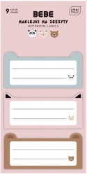 Naklejki na zeszyt BB Friend Girl 9szt. BEBE