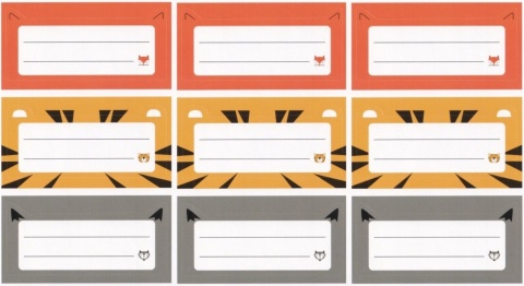 Naklejki na zeszyt BB Friend Boys 9szt. BEBE