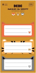 Naklejki na zeszyt BB Friend Boys 9szt. BEBE