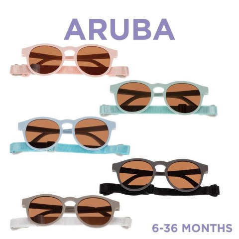 Okulary przeciwsłoneczne Dooky Aruba TAUPE 6-36 m