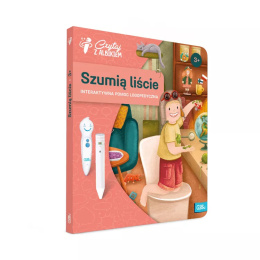 Albik Książka Szumią liście. Interaktywna pomoc logopedyczna 3+