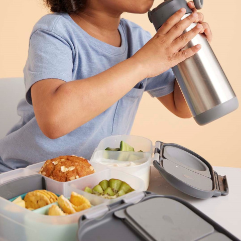 B.box Mini Lunchbox śniadaniówka do szkoły | Graphite