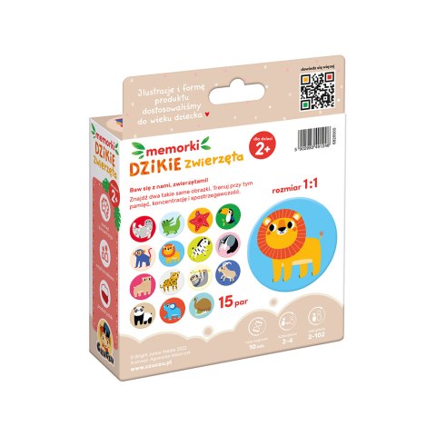 CzuCzu Memorki Dzikie zwierzęta - gra w memory 2+