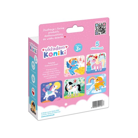 CzuCzu Układam Koniki - Moje Pierwsze Puzzle 3+