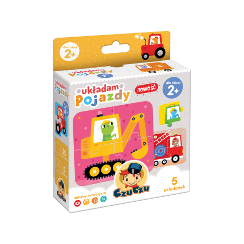 CzuCzu Układam Pojazdy - Pierwsze Puzzle wiek 2+
