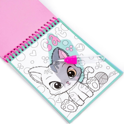 KIDEA Magiczna kolorowanka wodna Kotki