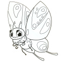 Kolorowanka z tatuażami - Motyle