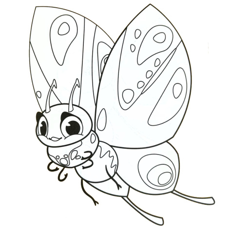 Kolorowanka z tatuażami - Motyle