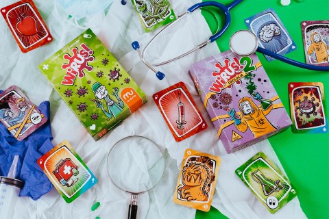 Komplet 2 Gier WIRUS i Wirus 2 Ewolucja MUDUKO