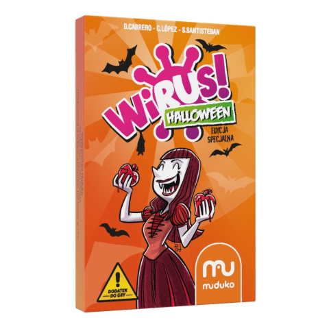 MUDUKO Komplet 3 Gier WIRUS, Wirus 2 Ewolucja, Wirus Halloween