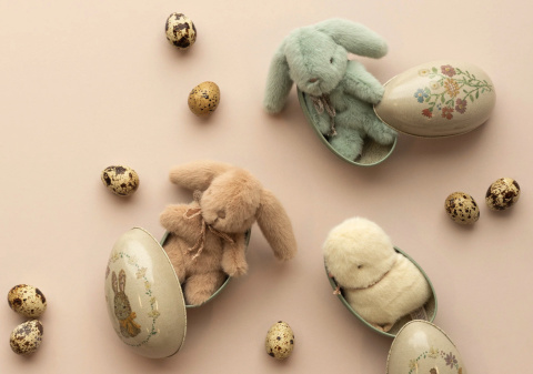 Maileg Pluszowy Króliczek - Bunny plush, Mini - Cream peach