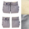 ZAFFIRO dwuczęściowe mufki 2w1 do wózka z wełną - melange light grey