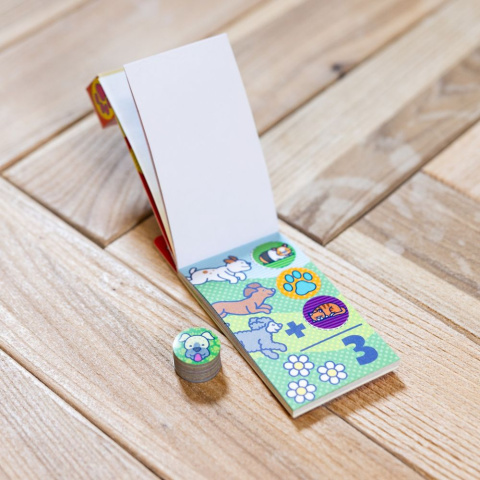 Melissa & Doug MINI Książeczka STICKER WOW z naklejkami zapasowami 200szt Zwierzęta