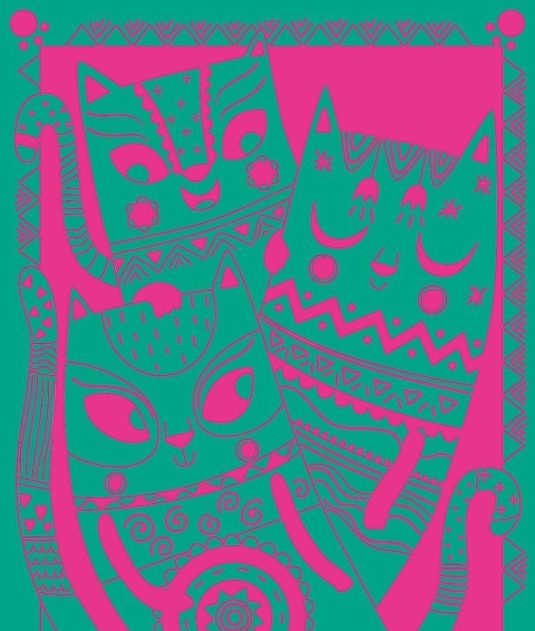 Janod Zestaw kreatywny Do zdrapywania Koty 5+