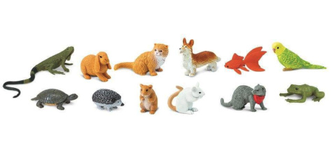 Safari Ltd Zwierzęta Domowe | Zestaw Figurek w Tubie
