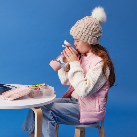 B.box Bidon Sportowa butelka tritanowa 600 ml | Blush Crush