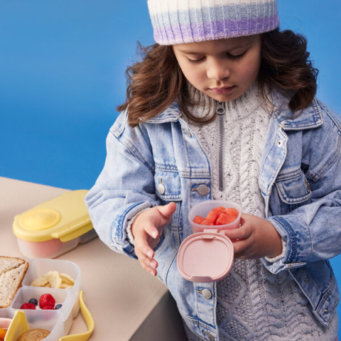 B.box Zestaw 3 pojemników na przekąski dla dzieci | Berry