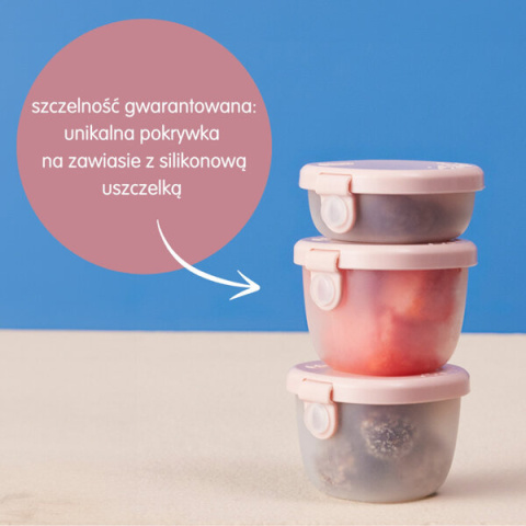 B.box Zestaw 3 pojemników na przekąski dla dzieci | Ocean