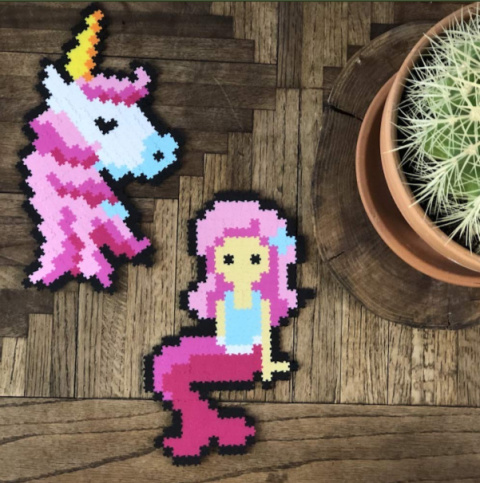 Fat Brain Toys Puzzelki Puzzle  Pixelki Jixelz | Bajkowi Przyjaciele 700 elementów