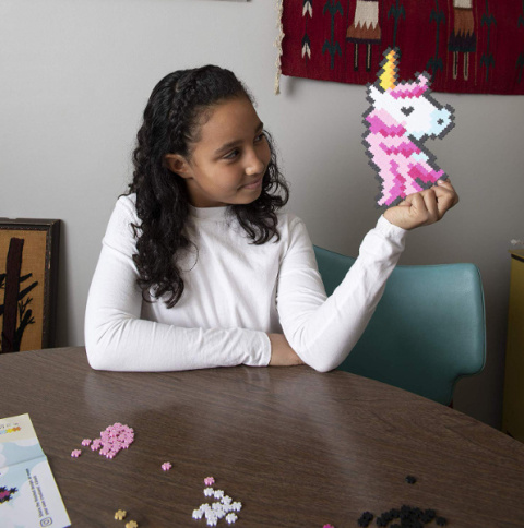 Fat Brain Toys Puzzelki Puzzle  Pixelki Jixelz | Bajkowi Przyjaciele 700 elementów