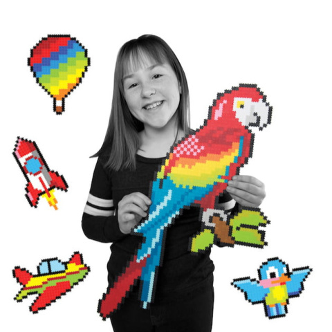 Fat Brain Toys Puzzelki Pixelki Puzzle  Jixelz | W Powietrzu 1500 elementów.