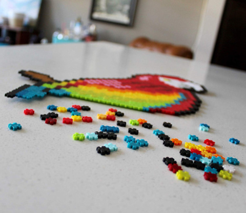 Fat Brain Toys Puzzelki Pixelki Puzzle  Jixelz | W Powietrzu 1500 elementów.