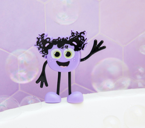 Glo Pals Postać do kąpieli Lumi - zestaw z dwiema kostkami sensorycznymi świecącymi w wodzie