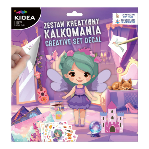 KIDEA Zestaw kreatywny Kalkomania Magic