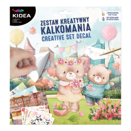 KIDEA Zestaw kreatywny Kalkomania Przyjęcie