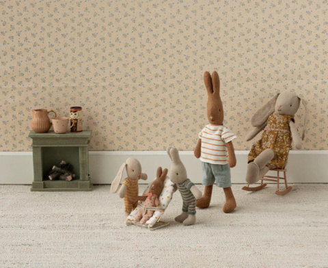 Maileg Leżaczek dla małych myszek i króliczków Babysitter | Multi dots