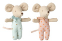 Maileg Myszki Bliźniaki w pudełku zapałek - Twins in matchbox Baby mice