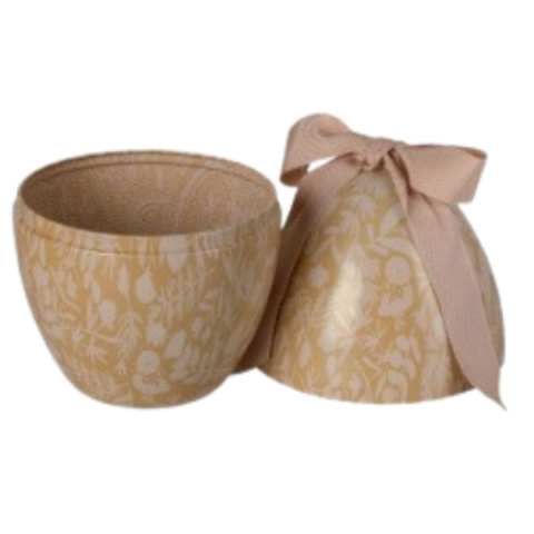 Maileg Pisanka metalowe Jajko Wielkanocne | Kremowożółta