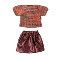Maileg Spódnica i bluzka z dzianiny| Mama Myszka