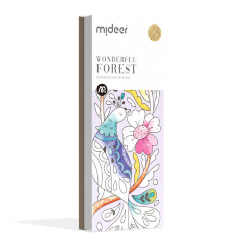 Mideer Kolorowanka akwarelowa | Wspaniały las