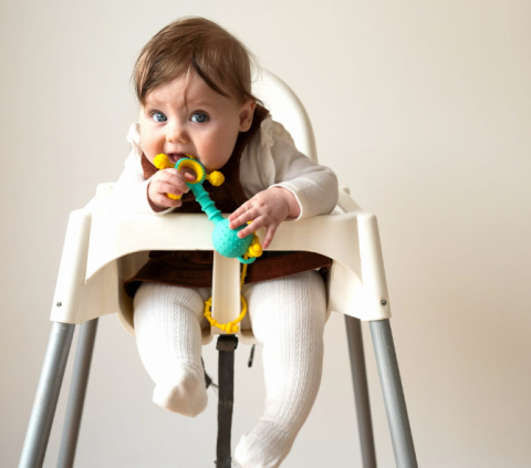 MÖBI - Liinklz - Zestaw Trzech Silikonowych Pasków do Zabawek | Różowe