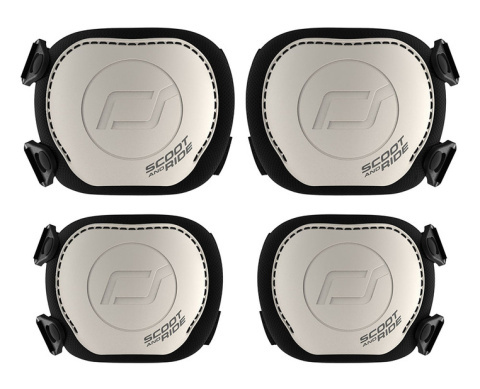 SCOOTANDRIDE Zestaw ochraniaczy dla dzieci XXS | Ash