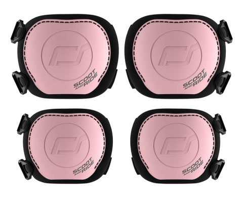 SCOOTANDRIDE Zestaw ochraniaczy dla dzieci S | Rose