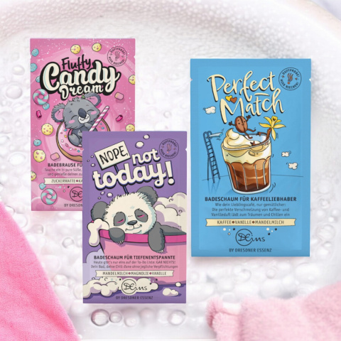 DRESDNER ESSENZ zestaw trzech pianek do kąpieli