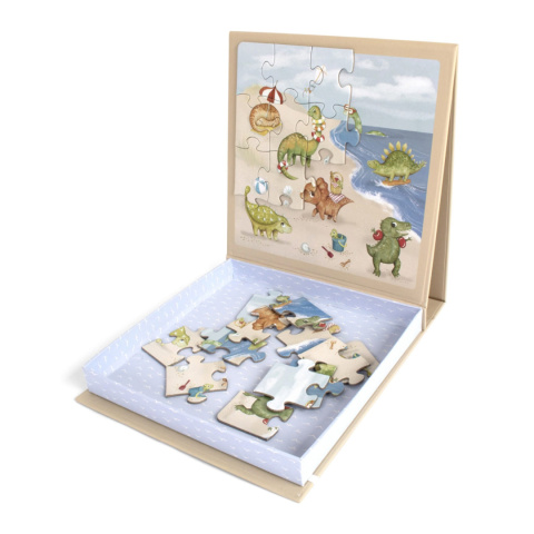 Filibabba Gra magnetyczna | Dino Beach puzzle