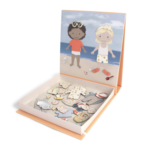 Filibabba Gra magnetyczna Ubieranka | A day at the beach