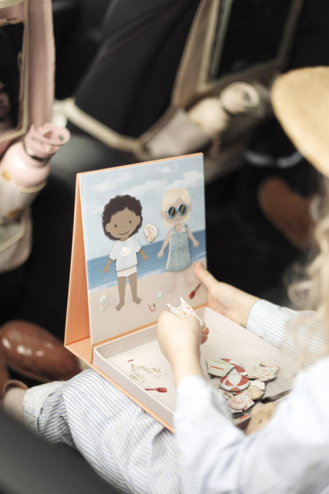 Filibabba Gra magnetyczna Ubieranka | A day at the beach