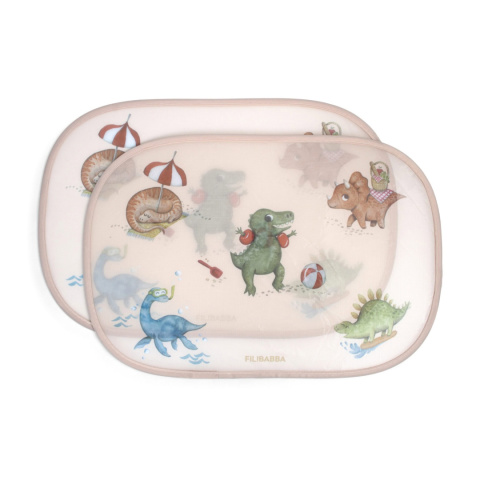 Filibabba Osłony przeciwsłoneczne do samochodu 2 szt. | Dino Beach