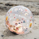Filibabba Piłka plażowa Alfie | Ocean Blossom Confetti