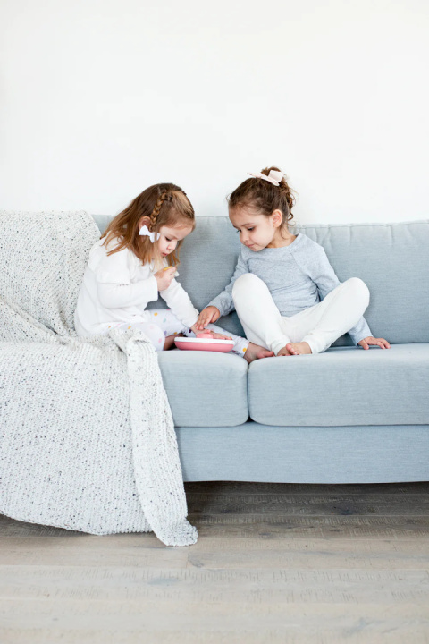 GOBE Snack spinner - pojemnik na przekąski | Coral Pink